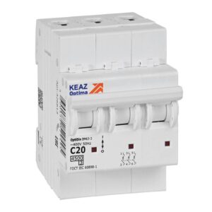 Выключатель автоматический модульный OptiDin BM63-3C20-4.5-УХЛ3 КЭАЗ 326813 оптом купить цена