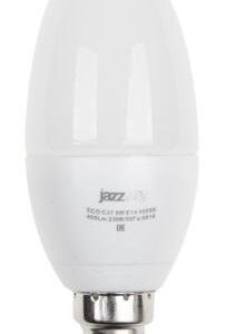 Лампа светодиодная PLED-ECO 5Вт C37 свеча 3000К тепл. бел. E14 400лм 220-240В JazzWay 1036834A оптом купить цена