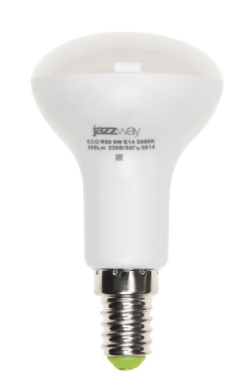 Лампа светодиодная PLED-ECO 5Вт R50 3000К тепл. бел. E14 400лм 220-240В JazzWay 1037015A купить оптом выгодно Лампа светодиодная PLED-ECO 5Вт R50 3000К тепл. бел. E14 400лм 220-240В JazzWay 1037015A оптом купить цена