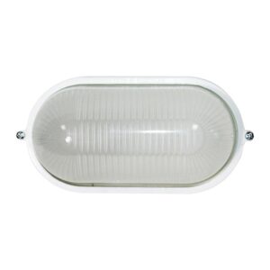 Светильник "Банник" 1401 НПП 03-60-021 1х60Вт E27 IP65 овал малый корпус бел. Элетех 1005500938 оптом купить цена