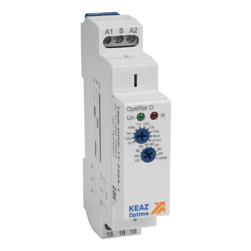 Реле времени OptiRel D TMR-DON-1T-240U-2 задержка включения 16А 2СО 12-230АС/DC КЭАЗ 332012 купить оптом выгодно Реле времени OptiRel D TMR-DON-1T-240U-2 задержка включения 16А 2СО 12-230АС/DC КЭАЗ 332012 оптом купить цена