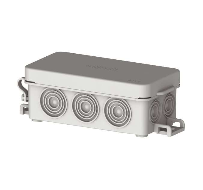 Коробка распределительная ОП 81х38х30мм IP54 HEGEL КР2501 купить оптом выгодно Коробка распределительная ОП 81х38х30мм IP54 HEGEL КР2501 оптом купить цена