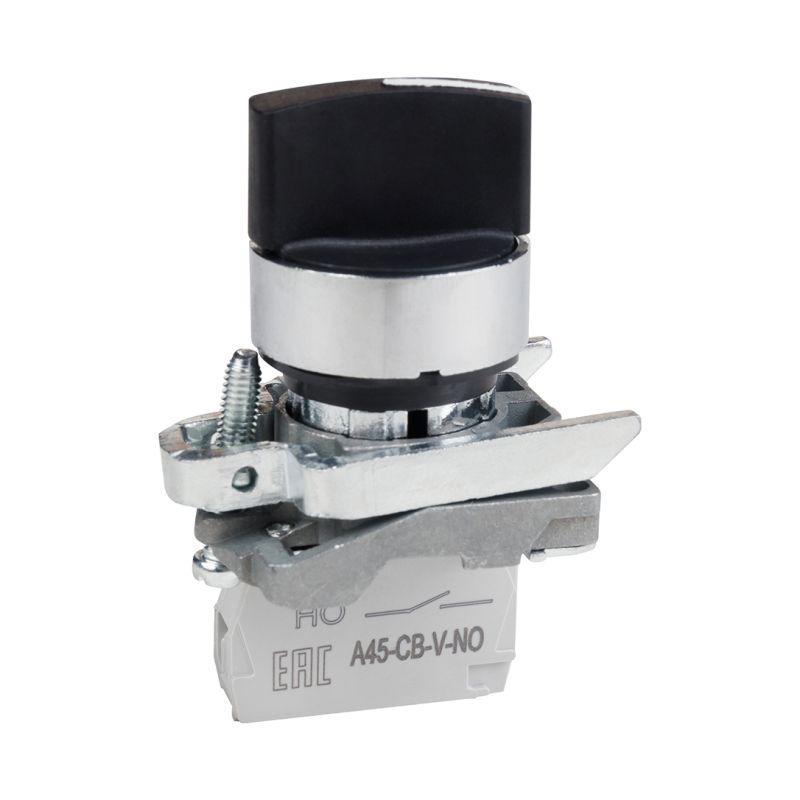 Переключатель OptiSignal D22 C4-S-21 2 положения металл 1НО XB4BD21 КЭАЗ 332169 купить оптом выгодно Переключатель OptiSignal D22 C4-S-21 2 положения металл 1НО XB4BD21 КЭАЗ 332169 оптом купить цена