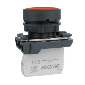 Кнопка OptiSignal D22 C5-P-401 красн. пластик 1НЗ XB5AA42 КЭАЗ 332182 оптом купить цена