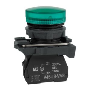 Лампа сигнальная OptiSignal D22 C5-L-M3 зел. пластик 230-240VAC XB5AVM3 КЭАЗ 332188 оптом купить цена