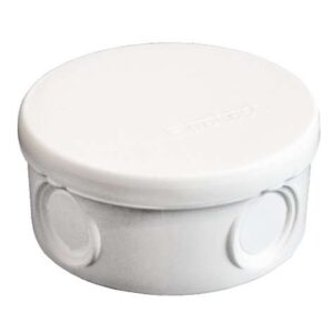 Коробка распределительная ОП d90х45мм IP54 4 выхода без гермовводов крышка защелкивающаяся бел. Epplast 145151 оптом купить цена