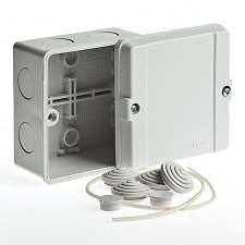 Коробка ОП Тусо распаячная 98х98х60мм сер. IP65 Ruvinil 67048 оптом купить цена