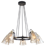 Люстра Rivoli Cathy 5106-305 5 х Е14 40 Вт лофт - кантри купить оптом недорого