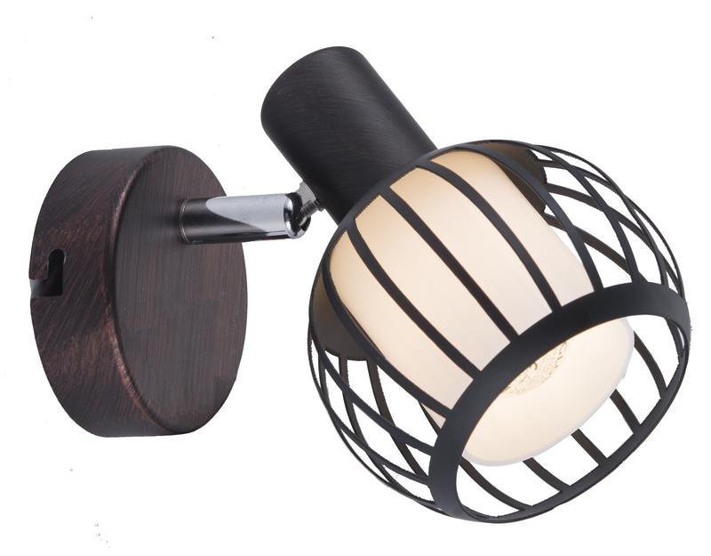 Светильник настенно-потолочный спот Rivoli Enio 7032-701 1 х E14 40 Вт поворотный уценка оптом купить хорошая цена Светильник настенно-потолочный спот Rivoli Enio 7032-701 1 х E14 40 Вт поворотный уценка купить оптом недорого