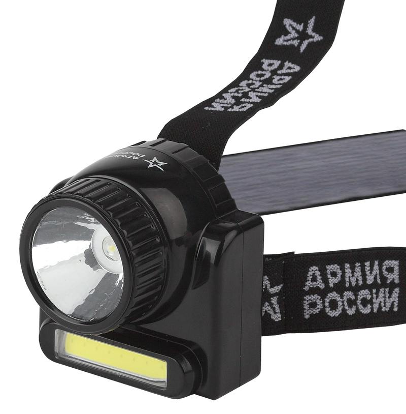 Фонарь налобный светодиодный АРМИЯ РОССИИ GA-501 Гранит аккумуляторный мощный 2 режима черный оптом купить хорошая цена Фонарь налобный светодиодный АРМИЯ РОССИИ GA-501 Гранит аккумуляторный мощный 2 режима черный купить оптом недорого