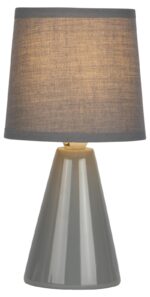 Настольная лампа Rivoli Edith 7069-502 1 * Е14 40 Вт керамика серая купить оптом недорого