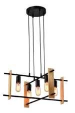 Люстра Rivoli Elizabeth 5107-305 5 * Е27 40 Вт лофт - кантри купить оптом недорого