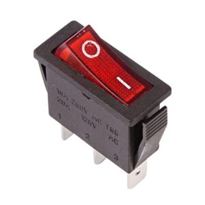Выключатель клавишн. 250В 15А (3с) ON-OFF красн. с подсветкой (RWB-404; SC-791; IRS-101-1C) Rexant 36-2210 оптом купить цена