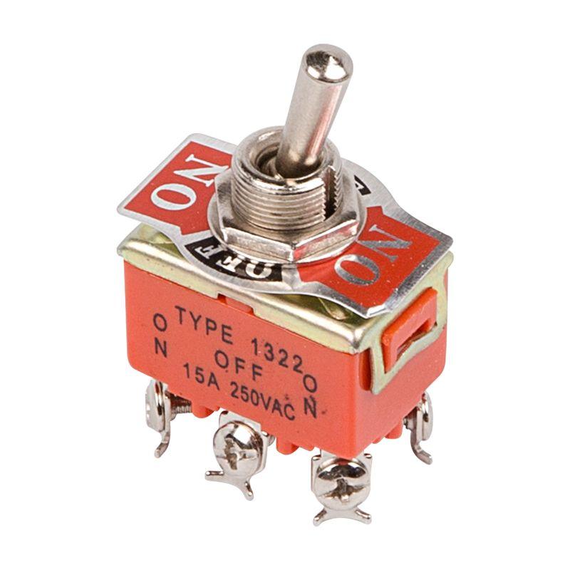 Тумблер 250В 15А (6с) ON-OFF-ON 2п (KN-203) Rexant 36-4132 купить оптом выгодно Тумблер 250В 15А (6с) ON-OFF-ON 2п (KN-203) Rexant 36-4132 оптом купить цена