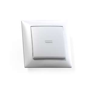 Выключатель 1-кл. СП Селена 10А IP20 С110-395 с индикацией бел. Кунцево 8102 оптом купить цена