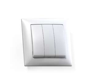 Выключатель 3-кл. СП Селена 10А IP20 С0510-406 бел. Кунцево 8105 оптом купить цена