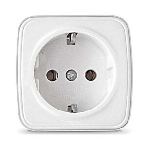 Розетка 1-м ОП Электра 16А IP20 с заземл. бел. Союз 0012 оптом купить цена