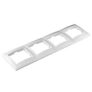 Рамка 4-м СП Севиль горизонт. бел. UNIVersal С0046 оптом купить цена