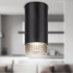 Светильник настенно-потолочный спот ЭРА OL40 BK/GR MR16 GU10 IP20 черный