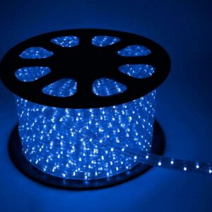 Шнур светодиодный Дюралайт 3W 3.4Вт/м IP65 220В d13мм свечение с динамикой син. (уп.100м) КОСМОС KOC-DL-3W13-B оптом купить цена