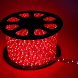 Шнур светодиодный Дюралайт 3W 3.4Вт/м IP65 220В d13мм свечение с динамикой красн. (уп.100м) КОСМОС KOC-DL-3W13-R оптом купить цена