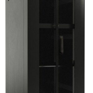 Шкаф напольный TTB-4281-DD-RAL9004 19дюйм 42U 2055х800х1000мм перф. двери черн. Hyperline 392684 оптом купить цена