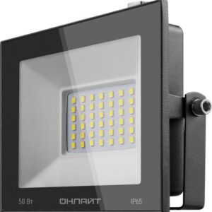 Прожектор светодиодный 71 659 OFL-50-4K-BL-IP65-LED 50Вт 4000К IP65 4000лм черн. ОНЛАЙТ 71659 оптом купить цена