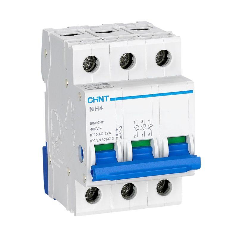 Выключатель нагрузки 3п 125А NH4 (R) CHINT 398034 купить оптом выгодно Выключатель нагрузки 3п 125А NH4 (R) CHINT 398034 оптом купить цена