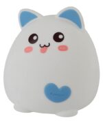 Ночник - светильник светодиодный ЭРА NLED-414-2W-BU аккумуляторный мягкий силиконовый белый с синим купить оптом недорого