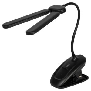 Настольный светильник ЭРА NLED-512-6W-BK светодиодный аккумуляторный на прищепке черный купить оптом недорого