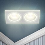 Встраиваемый светильник декоративный ЭРА DK92 WH MR16/GU5.3 белый купить оптом недорого