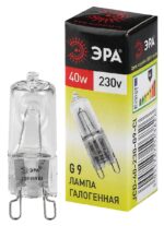 Лампочка галогенная ЭРА G9-JCD-40-230V-CL G9 40Вт капсула теплый белый свет LM купить оптом недорого