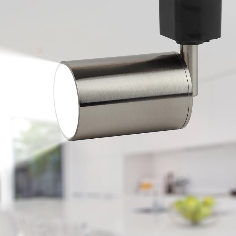 Трековый светильник однофазный ЭРА TR14-GU10 SN под лампу MR16 сатин-никель оптом купить хорошая цена Трековый светильник однофазный ЭРА TR14-GU10 SN под лампу MR16 сатин-никель купить оптом недорого