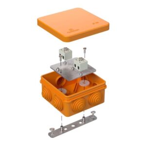 Коробка огнестойкая ОП 40-0210-FR1.5-4 Е15-Е120 80х80х40 Промрукав 40-0210-FR1.5-4 оптом купить цена