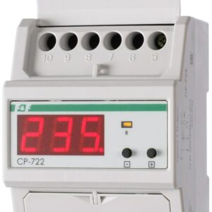 Реле контроля напряжения CP-722 (50-450В 75А 4.5мод. монтаж на DIN-рейке)(аналог УЗМ) F&F EA04.009.009 оптом купить цена