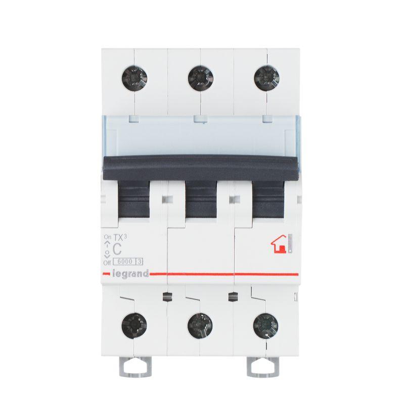 Выключатель автоматический модульный 3п C 6А 6кА TX3 6000 3мод. 400В Leg 404053 купить оптом выгодно Выключатель автоматический модульный 3п C 6А 6кА TX3 6000 3мод. 400В Leg 404053 оптом купить цена