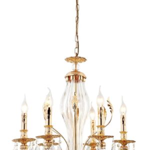 Люстра Rivoli Melanie 1020-206 6 х Е14 40 Вт хрусталь классика купить оптом недорого