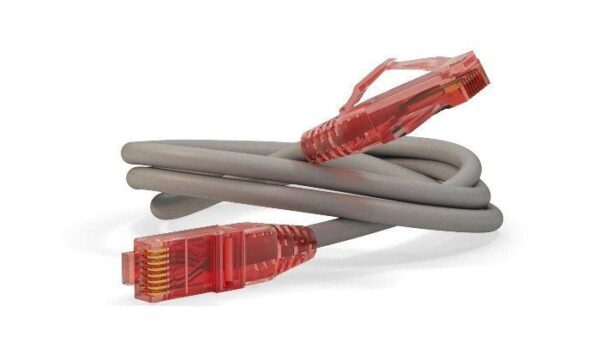 Патч-корд кат.5E LSZH PC-LPM-UTP-RJ45-RJ45-C5e-0.5M-LSZH-GY 0.5м сер. Hyperline 42269 оптом купить цена