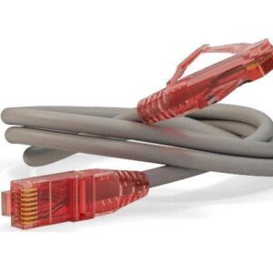 Патч-корд кат.5E U/UTP LSZH 1м PC-LPM-UTP-RJ45-RJ45-C5e-1M-LSZH-GY сер. Hyperline 42270 оптом купить цена