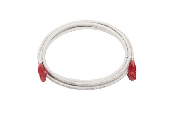 Патч-корд кат.5E U/UTP LSZH 3м PC-LPM-UTP-RJ45-RJ45-C5e-3M-LSZH-GY сер. Hyperline 42273 оптом купить цена