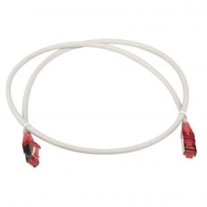 Патч-корд кат.5E F/UTP экранир. LSZH PC-LPM-STP-RJ45-RJ45-C5e-1M-LSZH-GY 1м сер. Hyperline 42308 оптом купить цена