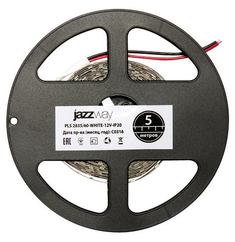 Лента светодиодная PLS 2835/120-12V 12Вт/м 6500К холод. бел. IP20 (уп.5м) JazzWay 2859051 купить оптом выгодно Лента светодиодная PLS 2835/120-12V 12Вт/м 6500К холод. бел. IP20 (уп.5м) JazzWay 2859051 оптом купить цена