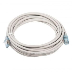 Патч-корд PC-LPM-STP-RJ45-RJ45-C6-5M-LSZH-GY F/UTP экран. кат.6 LSZH 5м сер. Hyperline 42377 оптом купить цена