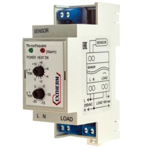 Термостат для управления системой электрообогрева на кровлях/площадках по темпер. воздуха EXTHERM Th-roof оптом купить цена