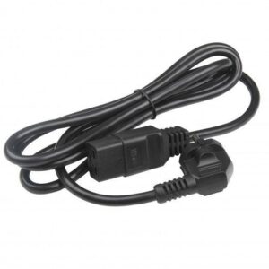 Кабель питания PWC-IEC19-SHM-1.8-BK (Schuko+C19) (3х1.5) 16А угловая вилка 1.8м Hyperline 43798 оптом купить цена