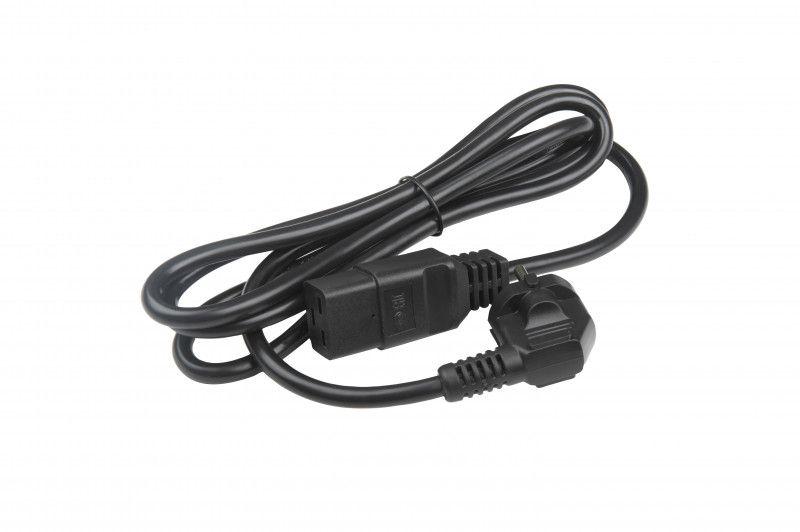 Кабель питания PWC-IEC19-SHM-1.8-BK (Schuko+C19) (3х1.5) 16А угловая вилка 1.8м Hyperline 43798 купить оптом выгодно Кабель питания PWC-IEC19-SHM-1.8-BK (Schuko+C19) (3х1.5) 16А угловая вилка 1.8м Hyperline 43798 оптом купить цена