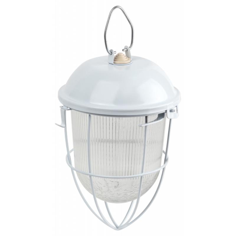 Светильник ЭРА НСП 41-200-003 с решеткой Желудь сталь стекло IP54 E27 max 200Вт 345х185 белый оптом купить хорошая цена Светильник ЭРА НСП 41-200-003 с решеткой Желудь сталь стекло IP54 E27 max 200Вт 345х185 белый купить оптом недорого