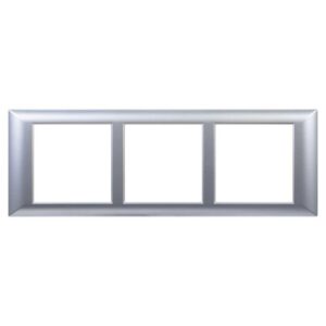 Рамка-суппорт 6мод. Avanti для In-liner Front серебристый металлик DKC 4404916 оптом купить цена
