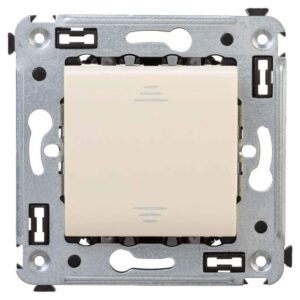 Выключатель 1-кл. 2мод. СП Avanti "Ванильная дымка" 16А IP20 беж. DKC 4405103 оптом купить цена