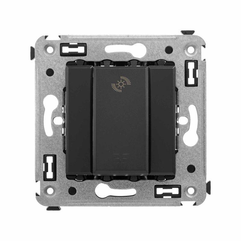 Диммер кнопочный СП для LED ламп Avanti "Черный матовый" DKC 4412343 купить оптом выгодно Диммер кнопочный СП для LED ламп Avanti "Черный матовый" DKC 4412343 оптом купить цена